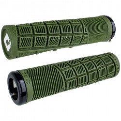 ODI Reflex MTB Lock On Grips 135mm - Army Green ODI Reflex MTB Lock On Grips 135mm - Army Green