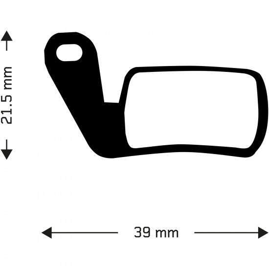 Aztec Organic Disc Brake Pads for Magura Marta Until 2008 Aztec Organic Disc Brake Pads for Magura Marta Until 2008
