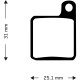 Aztec Organic Disc Brake Pads for Giant MPH 2 / MPH 3 Aztec Organic Disc Brake Pads for Giant MPH 2 / MPH 3