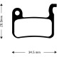 Aztec Organic Disc Brake Pads for Shimano XTR M975 / M965 / M966 / Saint M800 Aztec Organic Disc Brake Pads for Shimano XTR M975 / M965 / M966 / Saint M800