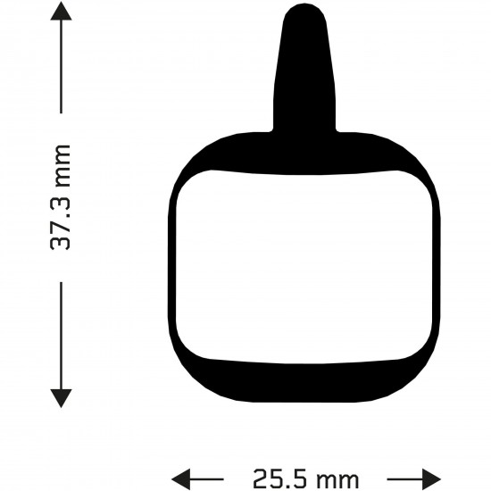 Aztec Organic Disc Brake Pads for Tektro IO Aztec Organic Disc Brake Pads for Tektro IO