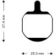 Aztec Organic Disc Brake Pads for Hayes Sole / MX2 / MX3 / MX4 / GX Aztec Organic Disc Brake Pads for Hayes Sole / MX2 / MX3 / MX4 / GX