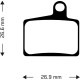 Aztec Organic Disc Brake Pads for Hayes Stroker Ryde / Dyno Aztec Organic Disc Brake Pads for Hayes Stroker Ryde / Dyno