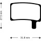 Aztec Organic Disc Brake Pads for Hayes Stroker Trail Aztec Organic Disc Brake Pads for Hayes Stroker Trail