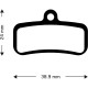 Aztec Organic Disc Brake Pads for Shimano Saint M810 / M820 / Zee M640 Aztec Organic Disc Brake Pads for Shimano Saint M810 / M820 / Zee M640