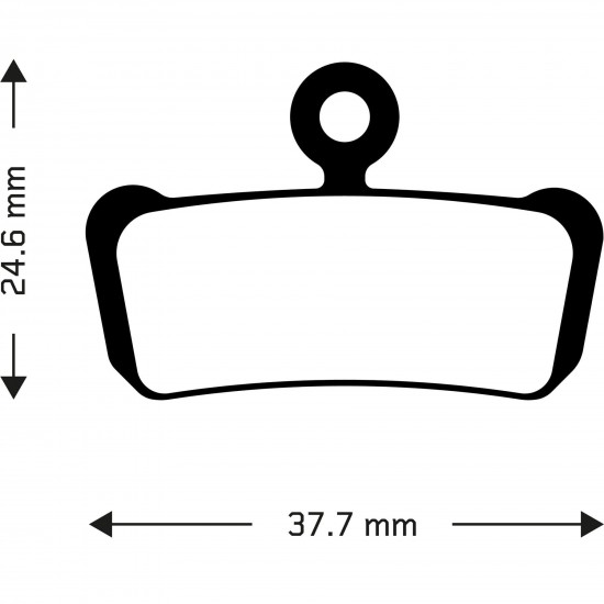 Aztec Organic Disc Brake Pads for Avid XO Trail / Sram Guide Aztec Organic Disc Brake Pads for Avid XO Trail / Sram Guide