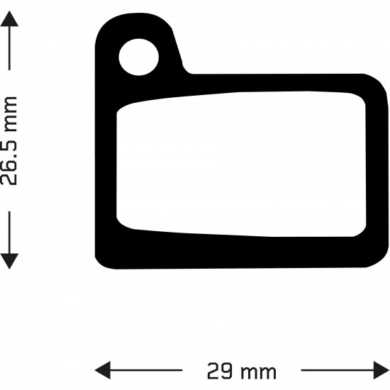 Aztec Sintered Disc Brake Pads for Shimano Deore M555 / Nexave C900 / C901