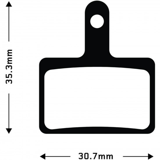 Aztec HexVent disc brake pads for Shimano Deore M515 / M525 / M575 / Tektro Models
