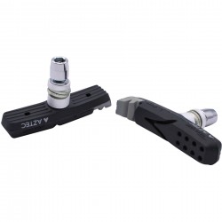 Aztec V-type one-piece brake blocks, Kevlar Plus with rim rake