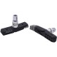 Aztec V-type one-piece brake blocks, Kevlar Plus with rim rake Aztec V-type one-piece brake blocks, Kevlar Plus with rim rake