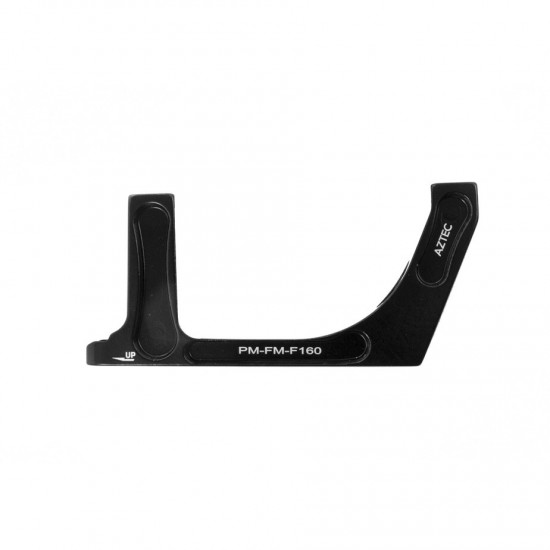 Aztec Adapter for post type calliper to flatmount fork, 160 mm rotor Aztec Adapter for post type calliper to flatmount fork, 160 mm rotor