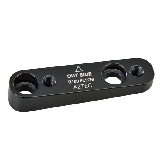 Aztec Adapter for flatmount calliper to flatmount frame, 160 mm rotor Aztec Adapter for flatmount calliper to flatmount frame, 160 mm rotor