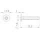 Aztec Needle 2.3mm Shimano 8 pieces Aztec Needle 2.3mm Shimano 8 pieces