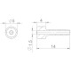 Aztec Needle 2.2mm Magura 8 pieces Aztec Needle 2.2mm Magura 8 pieces