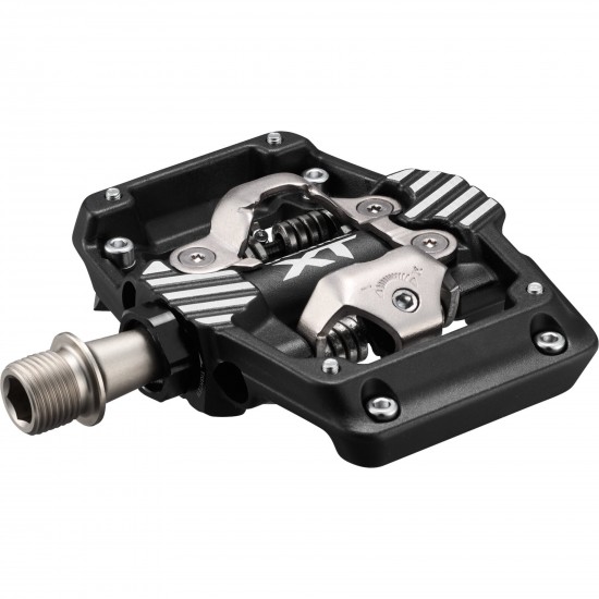 Shimano PD-M8220 Deore XT SPD trail wide platform pedals, with CL-MT001 cleats Shimano PD-M8220 Deore XT SPD trail wide platform pedals, with CL-MT001 cleats