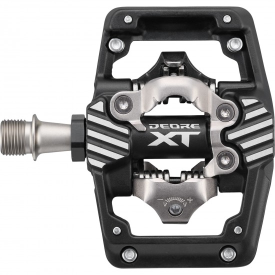 Shimano PD-M8220 Deore XT SPD trail wide platform pedals, with CL-MT001 cleats Shimano PD-M8220 Deore XT SPD trail wide platform pedals, with CL-MT001 cleats