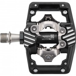 Shimano PD-M8220 Deore XT SPD trail wide platform pedals, with CL-MT001 cleats