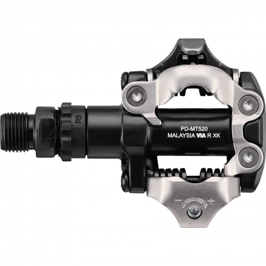 Shimano PD-MT520 SPD pedal, with SM-SH51 cleats, black Shimano PD-MT520 SPD pedal, with SM-SH51 cleats, black