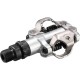 Shimano PD-MT520 SPD pedal, with SM-SH51 cleats, silver Shimano PD-MT520 SPD pedal, with SM-SH51 cleats, silver