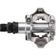 Shimano PD-MT520 SPD pedal, with SM-SH51 cleats, silver Shimano PD-MT520 SPD pedal, with SM-SH51 cleats, silver
