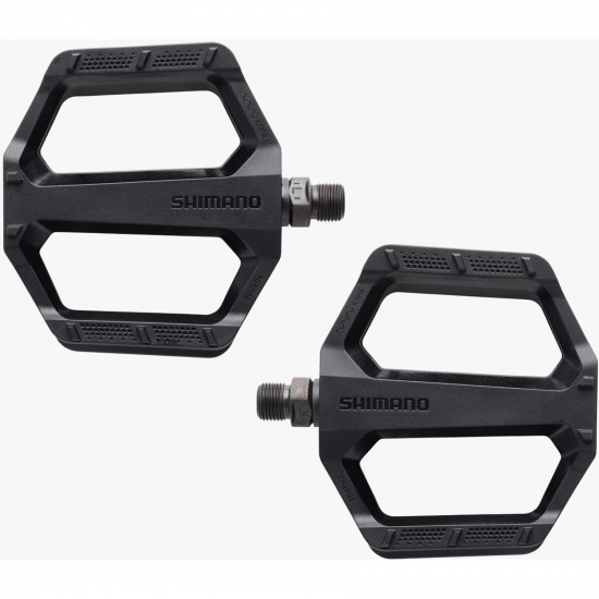 Shimano PD-EF102 flat pedals, resin, black Shimano PD-EF102 flat pedals, resin, black