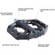 Shimano PD-GR400 flat pedals, resin with pins, black Shimano PD-GR400 flat pedals, resin with pins, black