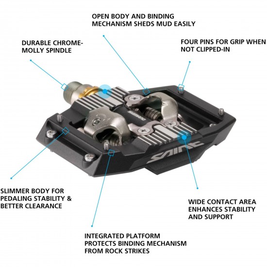 Shimano PD-M821 Saint SPD pedals Shimano PD-M821 Saint SPD pedals