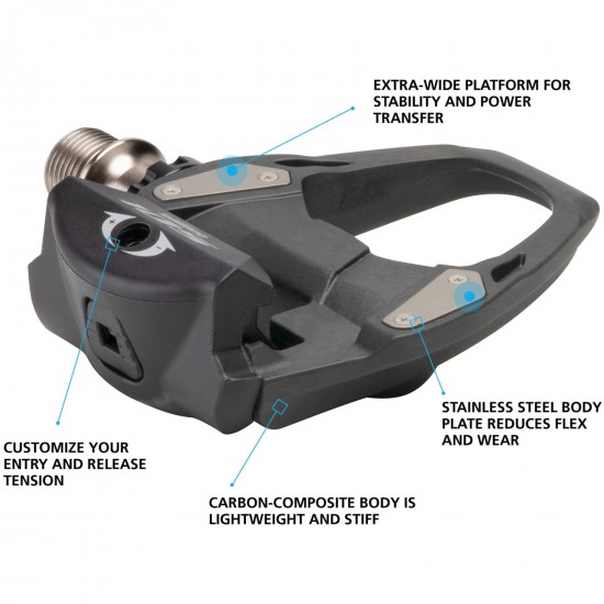 Shimano PD-R7000 105 SPD-SL Road pedals, carbon, black Shimano PD-R7000 105 SPD-SL Road pedals, carbon, black