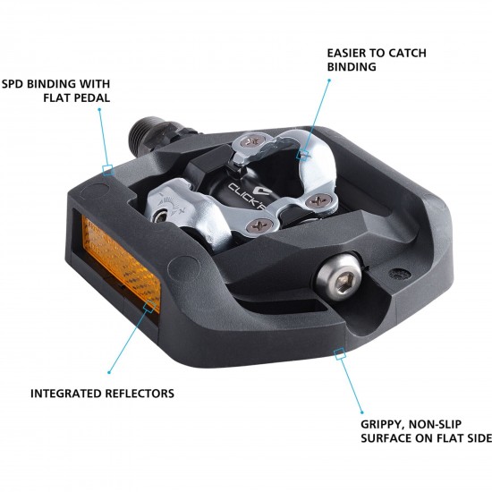 Shimano PD-T421 CLICK'R pedal, pop up mechanism, black Shimano PD-T421 CLICK'R pedal, pop up mechanism, black