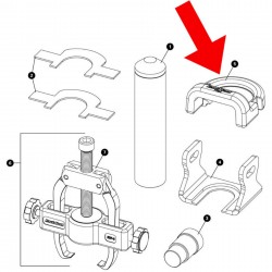 Park Tool 1192.2 - Moulded Crank Arm Pad For CBP-5/CBP-8 Park Tool 1192.2 - Moulded Crank Arm Pad For CBP-5/CBP-8