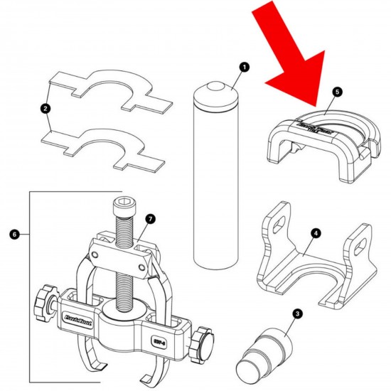 Park Tool 1192.2 - Moulded Crank Arm Pad For CBP-5/CBP-8 Park Tool 1192.2 - Moulded Crank Arm Pad For CBP-5/CBP-8