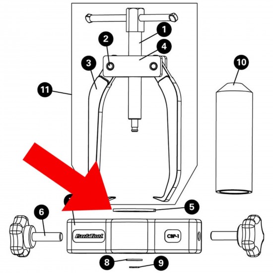 Park Tool 1196 - Large Washer CBP-3 Park Tool 1196 - Large Washer CBP-3