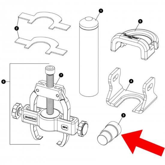 Park Tool 1198 - Extension Plug Park Tool 1198 - Extension Plug
