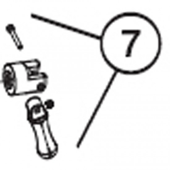 Park Tool 1680-2 - Clamp handle assembly for PCS-9 Park Tool 1680-2 - Clamp handle assembly for PCS-9