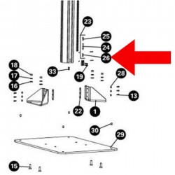 Park Tool 2156 - Chain Tensioner, LH Thread - PRS-33/PRS-33.2 Park Tool 2156 - Chain Tensioner, LH Thread - PRS-33/PRS-33.2