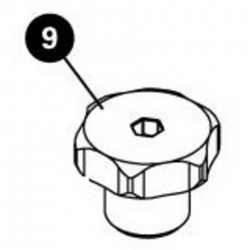 Park Tool 2174 A - Knob assembly for DT-5 and DT-5.2 Park Tool 2174 A - Knob assembly for DT-5 and DT-5.2