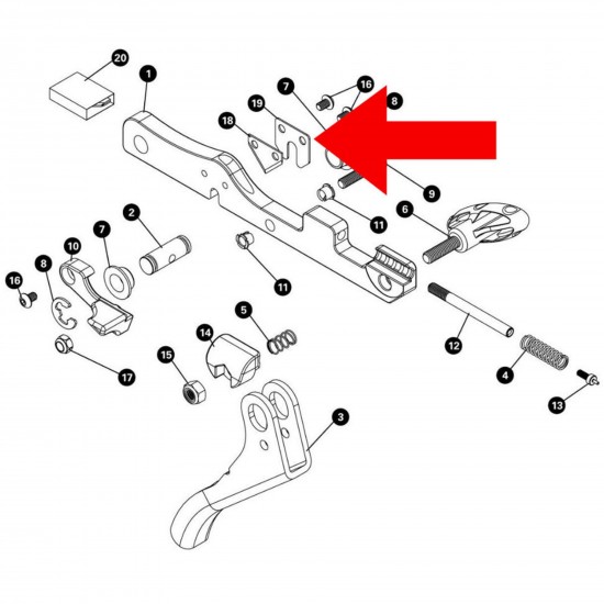 Park Tool 2489 - Blade Guard For HBT-1 Park Tool 2489 - Blade Guard For HBT-1