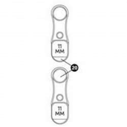 Park Tool 2615-2 11mm Brake bleed block BKM-1.2 and BKD-1.2