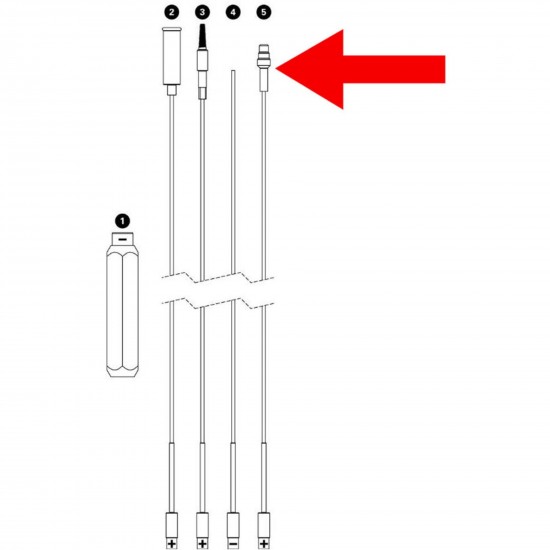 Park Tool 348 - IR-1.2 Replacement Cable with Di2 Adapter