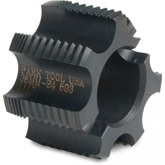 Park Tool 693 - Tap, 36mm x 24 tpi Italian Right Hand Thread For BTS-1