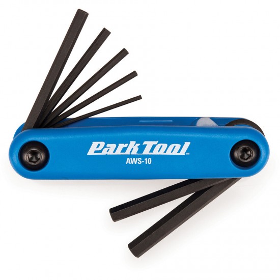 Park Tool AWS-10 - Fold-Up Hex Wrench Set Park Tool AWS-10 - Fold-Up Hex Wrench Set