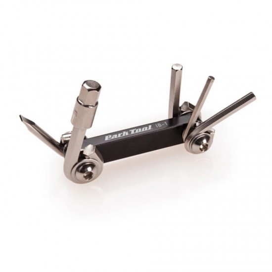 Park Tool IB-1 - I-Beam Mini Fold-Up Hex Wrench and Screwdriver Set Park Tool IB-1 - I-Beam Mini Fold-Up Hex Wrench and Screwdriver Set