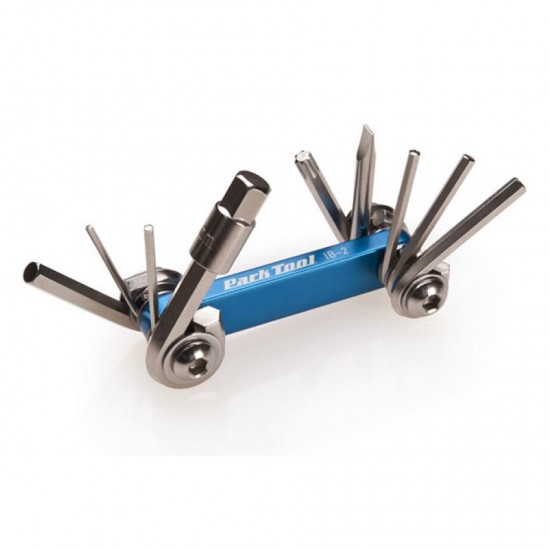 Park Tool IB-2 - I-Beam Mini Fold-Up Hex Wrench Screwdriver and Star-Shaped Wrench Set Park Tool IB-2 - I-Beam Mini Fold-Up Hex Wrench Screwdriver and Star-Shaped Wrench Set