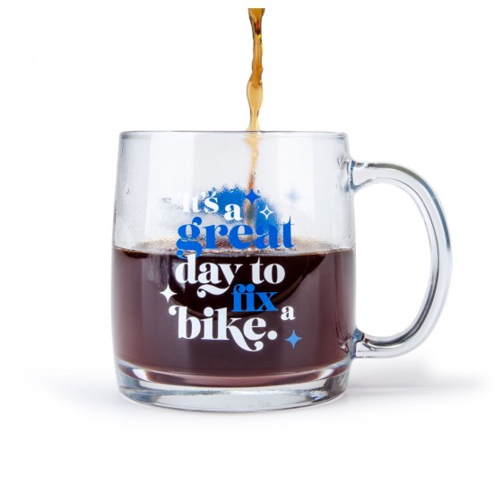 Park Tool MUG-7 - Glass Mug With Park Tool Logo Park Tool MUG-7 - Glass Mug With Park Tool Logo