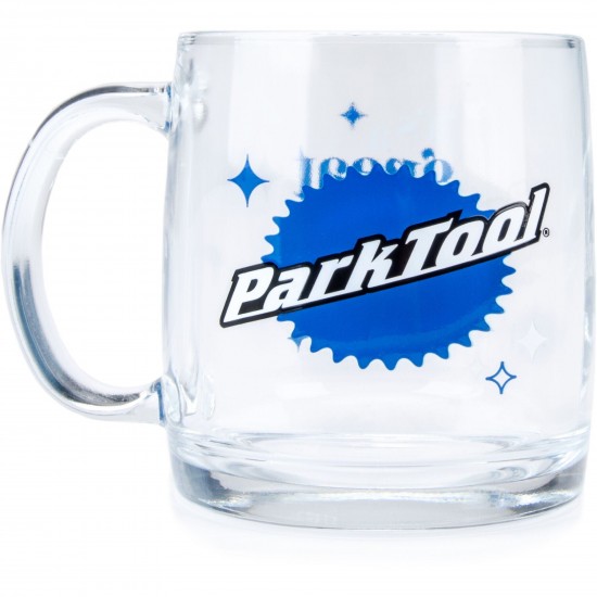 Park Tool MUG-7 - Glass Mug With Park Tool Logo Park Tool MUG-7 - Glass Mug With Park Tool Logo
