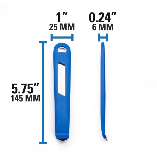 Park Tool TL-6.3 - Steel-Core Tyre Lever Set Of 2 Carded Park Tool TL-6.3 - Steel-Core Tyre Lever Set Of 2 Carded