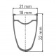 DT Swiss RR 511 SBWT 28 hole Presta-drilled black