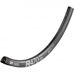 DT Swiss R 470 DB 24 hole Presta-drilled disc brake black