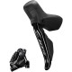 Shimano ST-R7170 105 Di2 hydraulic disc STI set, flat mount calliper, left rear Shimano ST-R7170 105 Di2 hydraulic disc STI set, flat mount calliper, left rear