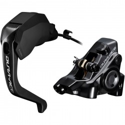 Shimano ST-R9180 hydraulic disc, Di2 E-tube STI TT set, flat mount BR-R9270, left rear
